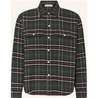 COLE BUXTON Cole Buxton Overshirt Aus Flanell gruen