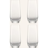 ZWIESEL GLAS Zwiesel Glas 4er-Set Longdrinkgläser Pure transparent