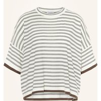 BRUNELLO CUCINELLI Strickshirt weiss