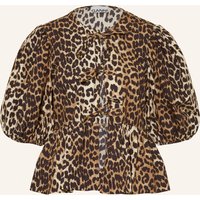 Ganni Ganni Blusentop beige
