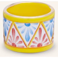 DOLCE & GABBANA CASA Dolce & Gabbana Casa 2er-Set Serviettenringe gelb