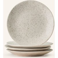 BROSTE COPENHAGEN Broste Copenhagen 4er-Set Dessertteller Nordic Vanilla beige