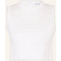 Mrs & HUGS Mrs & Hugs Cropped-Top weiss
