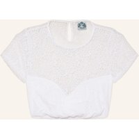 hammerschmid Hammerschmid Dirndlbluse Dorle Aus Spitze weiss