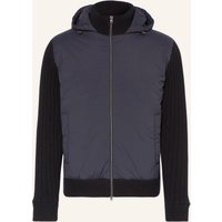 HERNO Herno Strickjacke Im Materialmix schwarz