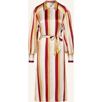 Mrs & HUGS Mrs & Hugs Hemdblusenkleid Aus Seide beige