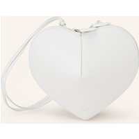 ALAÏA Alaïa Umhängetasche Le Coeur weiss
