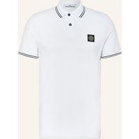 Stone Island Stone Island Piqué-Poloshirt weiss