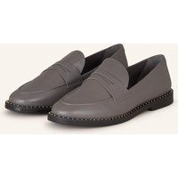 CARRANO Carrano Penny-Loafer Mit Nieten grau