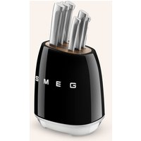 Smeg Smeg 7-Tlg. Messerblock kbsf02 schwarz