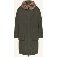 No.1 Como No.1 Como Parka Mira Mit Abnehmbarem Kunstpelz gruen