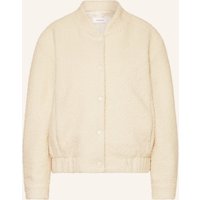 darling harbour Darling Harbour Blouson Aus Teddyfell weiss