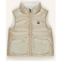 MONCLER enfant Moncler Enfant Daunenweste Vivi beige