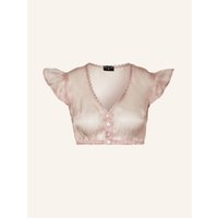 KINGA MATHE Kinga Mathe Dirndlbluse Kiki Aus Seide rosa