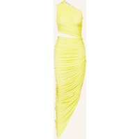 ALAÏA Alaïa One-Shoulder-Kleid Mit Cut-Out gelb