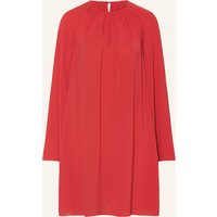 Max Mara STUDIO Kleid Madia Mit Rüschen rot