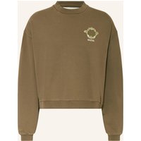 rough. Sweatshirt Floral braun