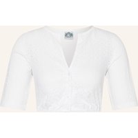 hammerschmid Hammerschmid Dirndlbluse Senta Mit 3/4-Arm weiss