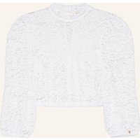 AlpenHERZ Alpenherz Dirndlbluse Zoe Aus Spitze weiss