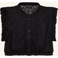 KINGA MATHE Kinga Mathe Dirndlbluse Emma Aus Spitze schwarz