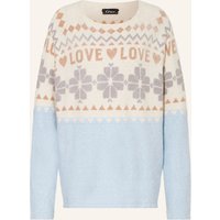 grace Grace Pullover blau