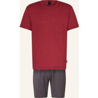 CALIDA Calida Shorty-Schlafanzug Relax Imprint rot