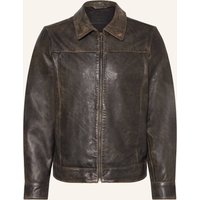 AllSaints Allsaints Lederjacke Alkan schwarz