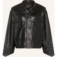 AllSaints Allsaints Lederjacke Clay schwarz