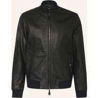 REISS Reiss Lederblouson Cast schwarz