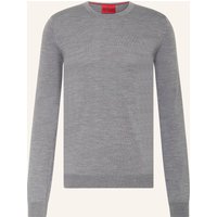 HUGO Pullover San Cedric grau