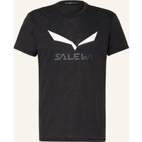 Salewa Salewa T-Shirt Solidlogo Dri-Release® schwarz