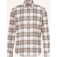 STROKESMAN'S Strokesman's Flanellhemd Regular Fit grau