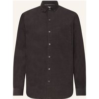 PAUL Paul Cordhemd Comfort Fit grau