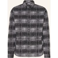 PAUL Paul Flanell-Overshirt grau