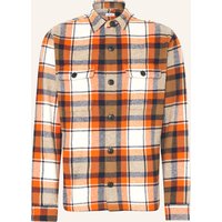 PAUL Paul Flanell-Overshirt orange