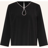 RIANI Riani Blusenshirt Mit Schmucksteinen schwarz