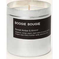 BOOGIE BOUGIE Boogie Bougie Duftkerze Sunset Amber & Almond silber