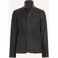 AllSaints Allsaints Lederjacke Survey schwarz