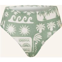 WATERCULT High-Waist-Bikini-Hose Rustic Med gruen