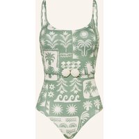WATERCULT Watercult Badeanzug Rustic Med gruen