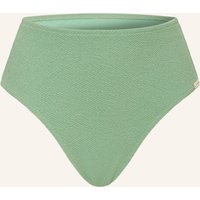 WATERCULT High-Waist-Bikini-Hose Swim Sparkle Mit Glitzergarn gruen