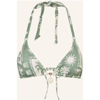 WATERCULT Watercult Triangel-Bikini-Top Rustic Med gruen