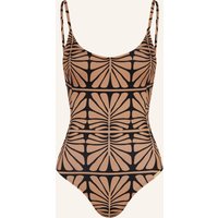 WATERCULT Watercult Badeanzug Artisan Vibe braun