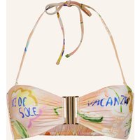 WATERCULT Watercult Bandeau-Bikini-Top Vacation Fizz beige