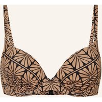 WATERCULT Watercult Bügel-Bikini-Top Artisan Vibe braun