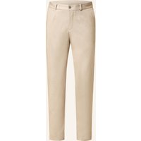 PAUL Paul Anzughose Slim Fit Aus Jersey beige