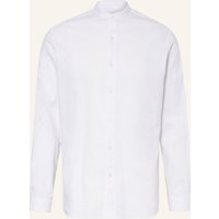 PAUL Paul Hemd Comfort Fit Mit Leinen weiss