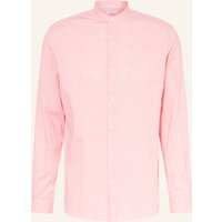 PAUL Paul Hemd Comfort Fit Mit Leinen orange