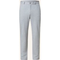 PAUL Paul Anzughose Slim Fit Aus Jersey blau