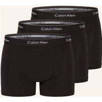 Calvin Klein 3er-Pack Boxershorts Icon Cotton Relaxed Fit schwarz